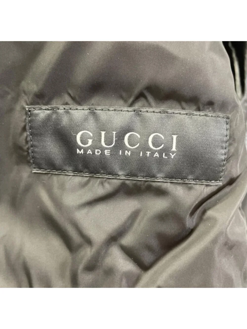 Gucci Black Nylon Down Vest 46